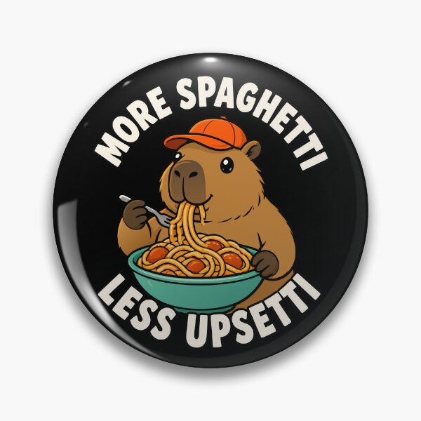 Item preview, More Spaghetti Less Upsetti Capybara Funny Kids Spaghetti Gear designed and sold by DynamicDesign.