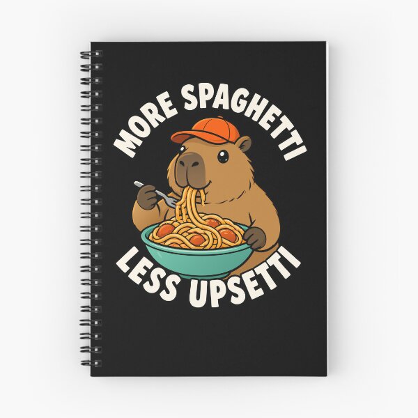 Item preview, More Spaghetti Less Upsetti Capybara Funny Kids Spaghetti Gear designed and sold by DynamicDesign.