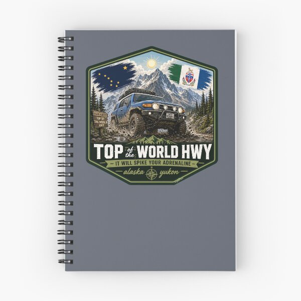 Item preview, Top of the World Highway Alaska Yukon designed and sold by OuterShellUK.
