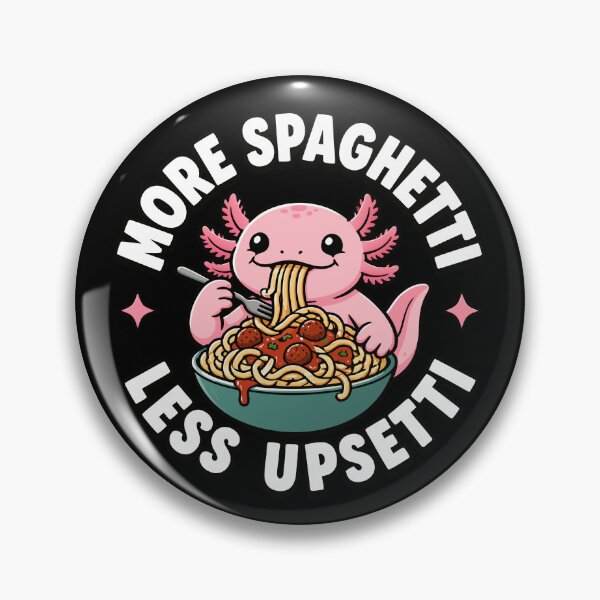 Item preview, More Spaghetti Less Upsetti Axoltl Funny Kids Spaghetti Gear designed and sold by DynamicDesign.