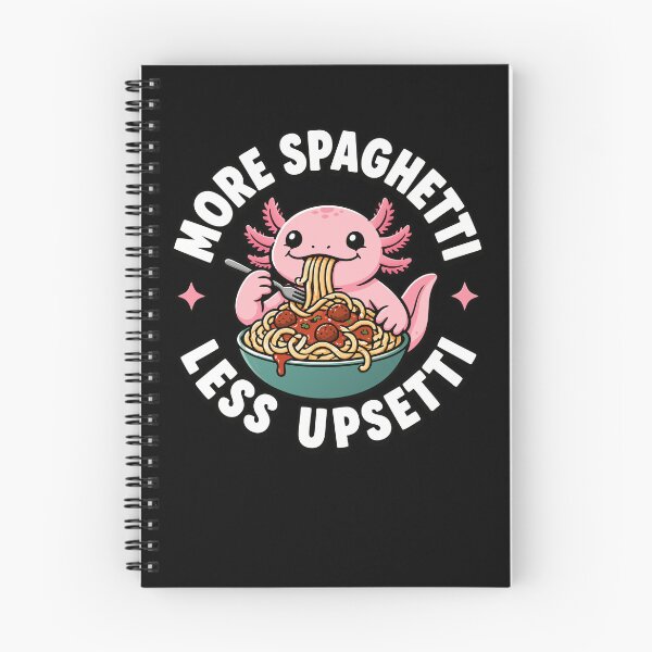 Item preview, More Spaghetti Less Upsetti Axoltl Funny Kids Spaghetti Gear designed and sold by DynamicDesign.