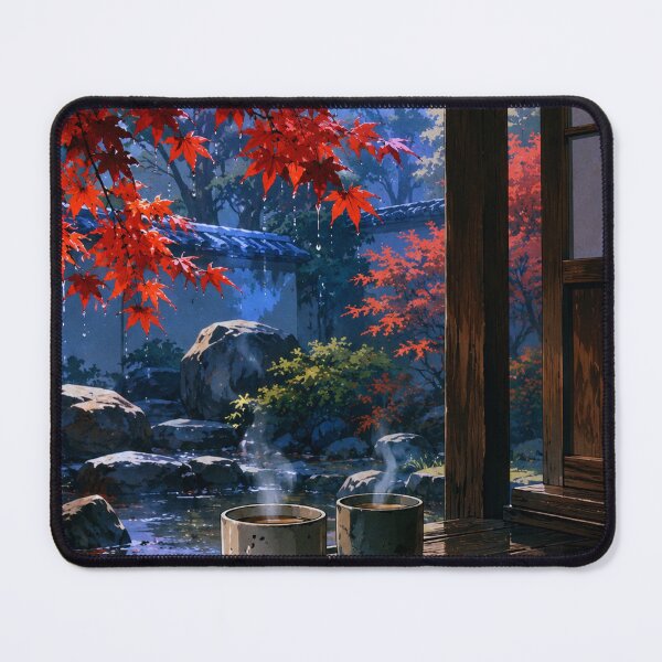 Item preview, Rainy Porch Tea - Cozy Anime Aesthetic designed and sold by bapupa.