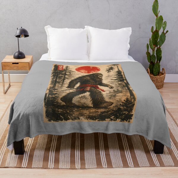 Item preview, Samurai Bigfoot Japanese Vintage Art Gifts Men Women Boy Kid designed and sold by ArleneRowe.
