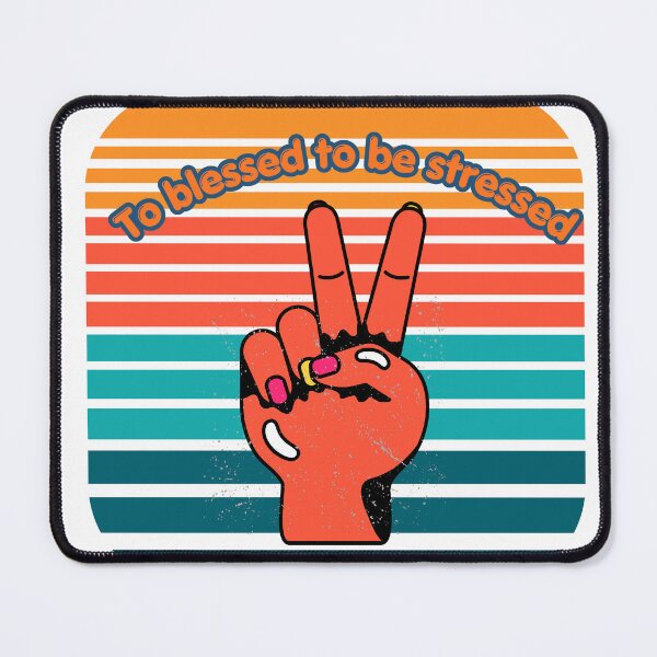 Item preview, Too Blessed To Be Stressed Retro Christian T-Shirt designed and sold by Ashes to Artistry.