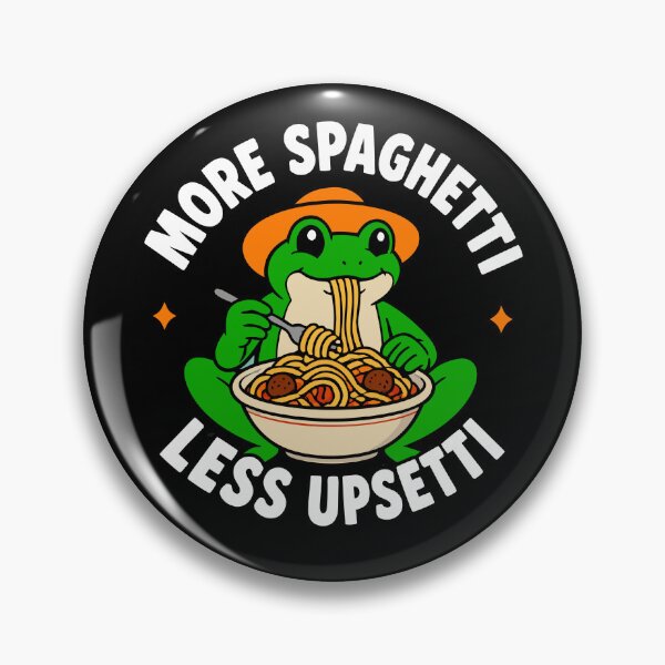 Item preview, More Spaghetti Less Upsetti Frog Funny Kids Spaghetti Gear designed and sold by DynamicDesign.