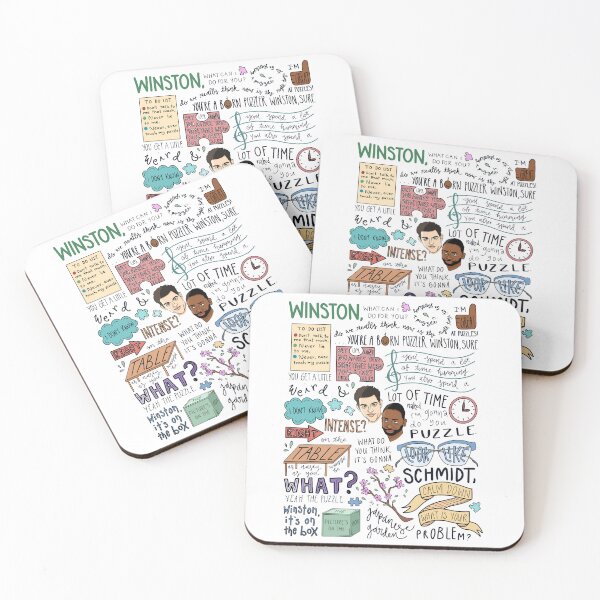 Item preview, Schmidt New Girl Quotes  designed and sold by EdificaturasArt.
