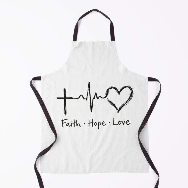 Item preview, Faith Hope Love Christian Heartbeat Artwork designed and sold by AFernandesDSG.