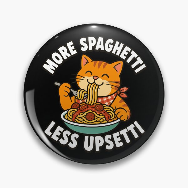 Item preview, More Spaghetti Less Upsetti Cat Funny Kids Spaghetti Gear designed and sold by DynamicDesign.