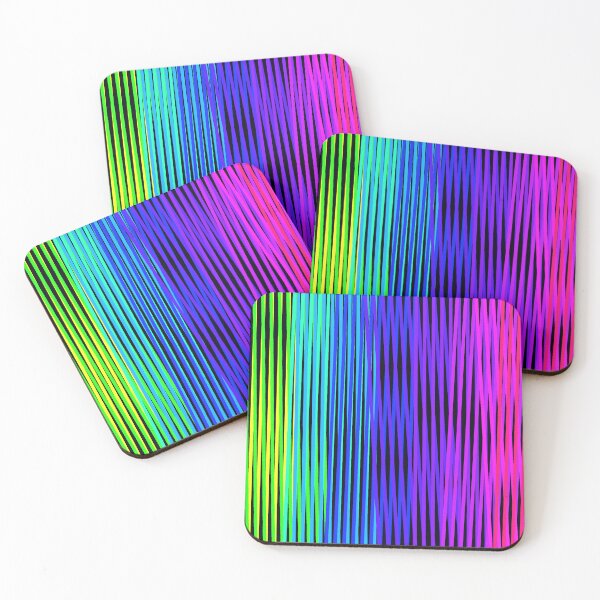 Item preview, Geometric Ribbons - Vibrant Art designed and sold by justcoolretail.