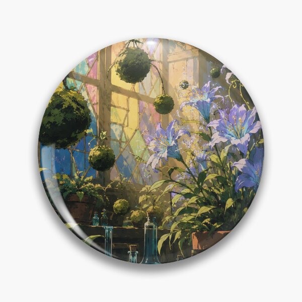 Item preview, Alchemist’s Greenhouse - Cozy Fantasy Anime Aesthetic designed and sold by bapupa.