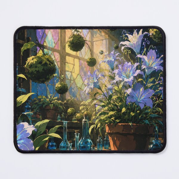 Item preview, Alchemist’s Greenhouse - Cozy Fantasy Anime Aesthetic designed and sold by bapupa.