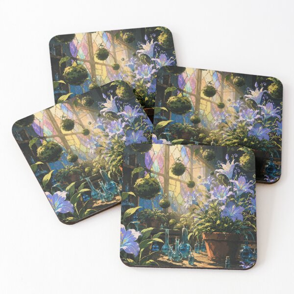 Item preview, Alchemist’s Greenhouse - Cozy Fantasy Anime Aesthetic designed and sold by bapupa.