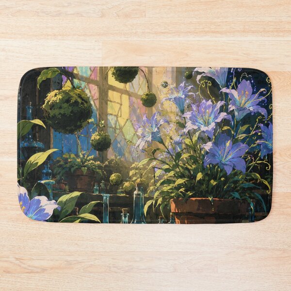 Item preview, Alchemist’s Greenhouse - Cozy Fantasy Anime Aesthetic designed and sold by bapupa.
