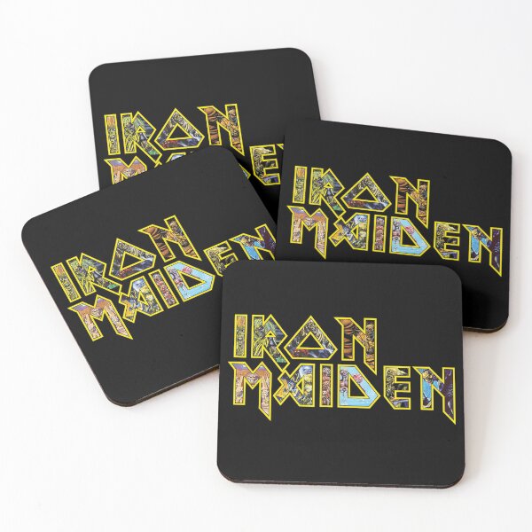 Item preview, Iron Maiden Logo Filled With Eddie Mascot Montage Collage designed and sold by ashenz.
