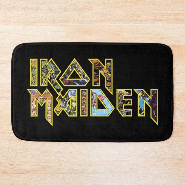 Item preview, Iron Maiden Logo Filled With Eddie Mascot Montage Collage designed and sold by ashenz.