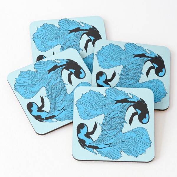 Item preview, Yin-Yang Betta Fish - Peaceful Balance Art designed and sold by justcoolretail.