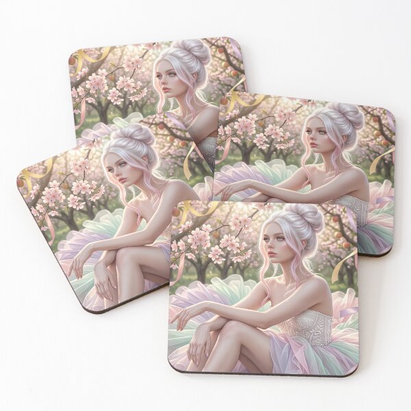 Item preview, fairy in a peach orchard designed and sold by SandyPictures.