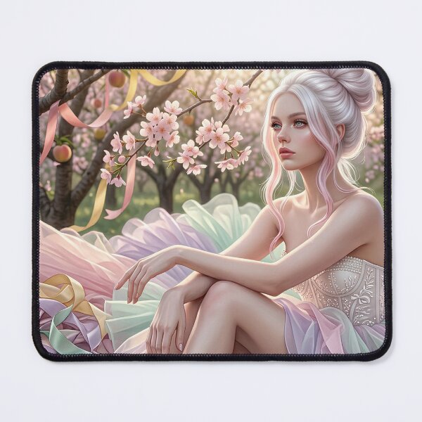 Item preview, fairy in a peach orchard designed and sold by SandyPictures.