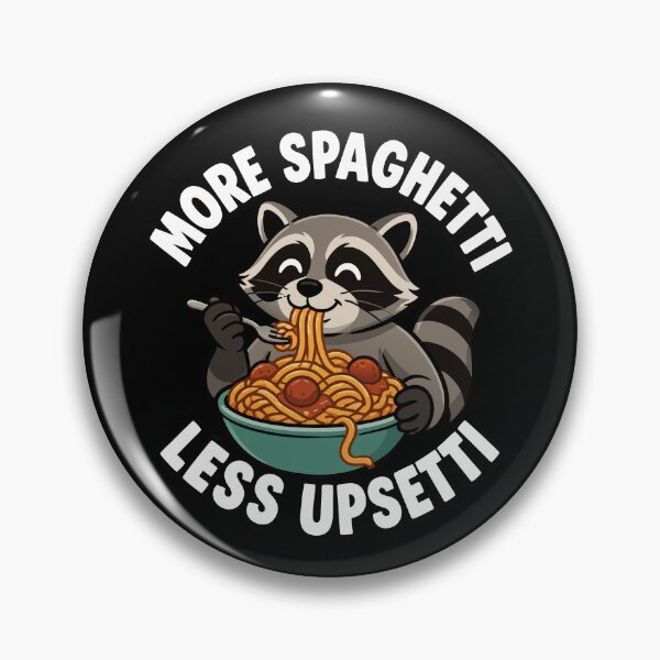 Item preview, More Spaghetti Less Upsetti Raccoon Funny Kids Spaghetti Gear designed and sold by DynamicDesign.