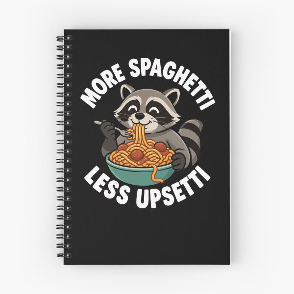 Item preview, More Spaghetti Less Upsetti Raccoon Funny Kids Spaghetti Gear designed and sold by DynamicDesign.