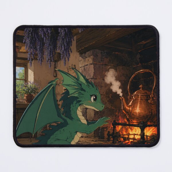 Item preview, The Dragon's Hearth - Cozy Fantasy Anime Aesthetic designed and sold by bapupa.