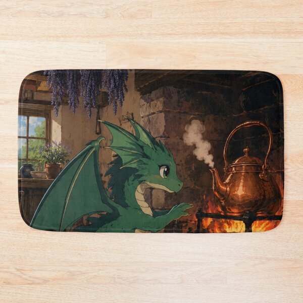 Item preview, The Dragon's Hearth - Cozy Fantasy Anime Aesthetic designed and sold by bapupa.
