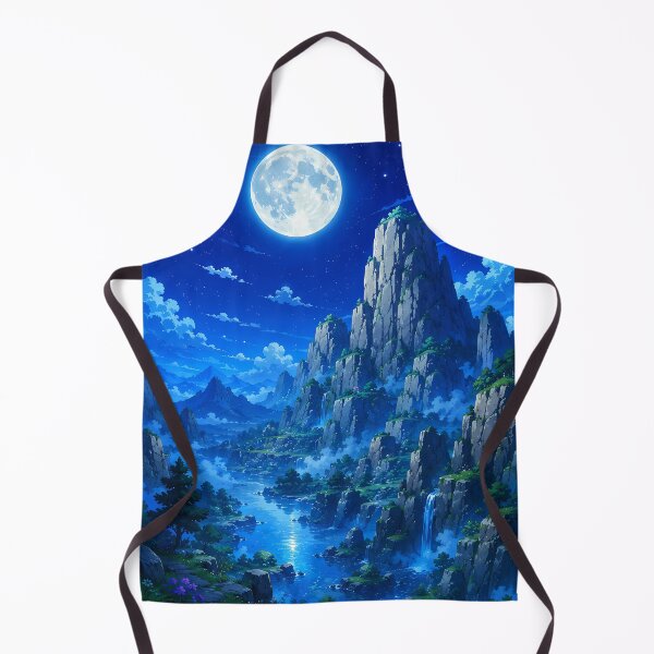 Item preview, Blue night mountains designed and sold by Helmy Dream.