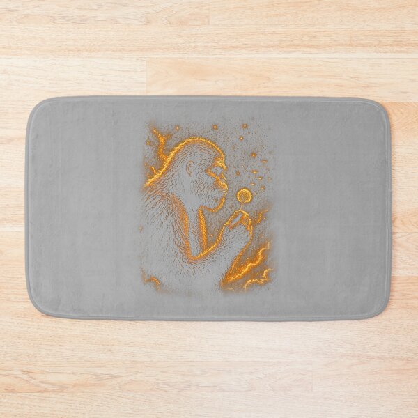 Item preview, Vintage Blowing Wishes Bigfoot Blowing Dandelion Graphic designed and sold by ArleneRowe.
