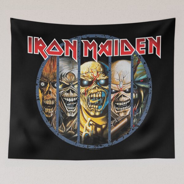 Item preview, Iron Maiden Eddie Evolution Through The Years Album Cover Montage designed and sold by ashenz.