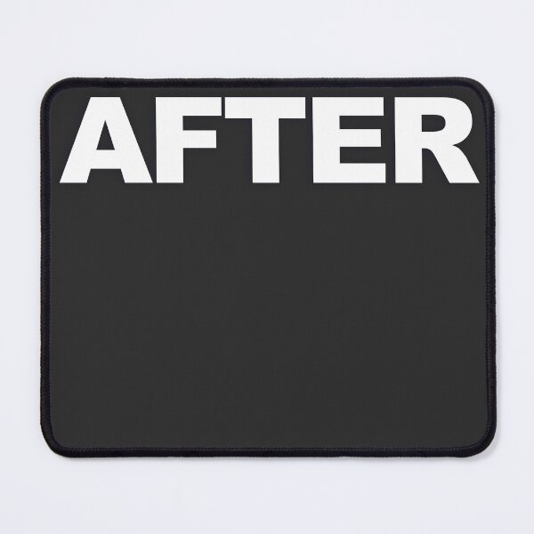 Item preview, AFTER — White Minimal Bold Type Statement designed and sold by WORDPAUSE.