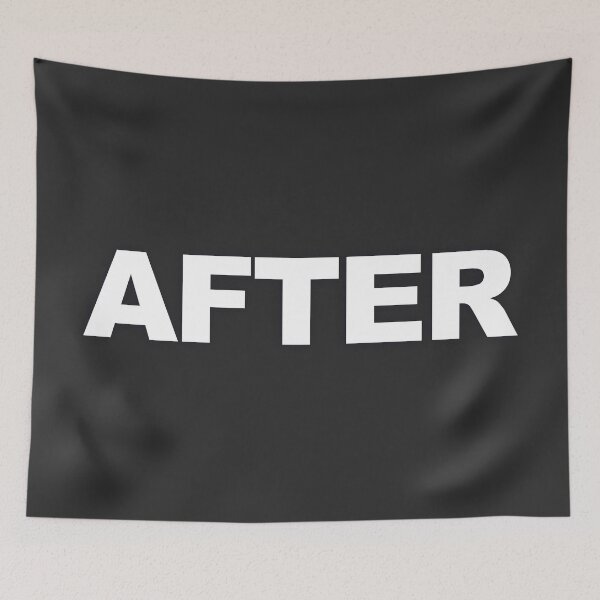 Item preview, AFTER — White Minimal Bold Type Statement designed and sold by WORDPAUSE.