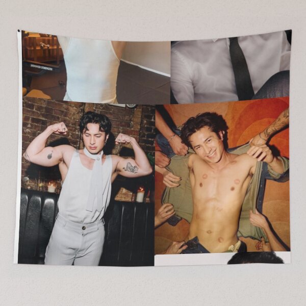 Item preview, Hudson Williams Collage Abs Shirtless Wasian Heart throb designed and sold by tracynguyen23.