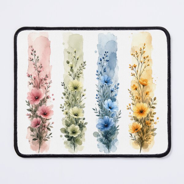 Item preview, Watercolor Floral Bookmarks designed and sold by PetalGarden.