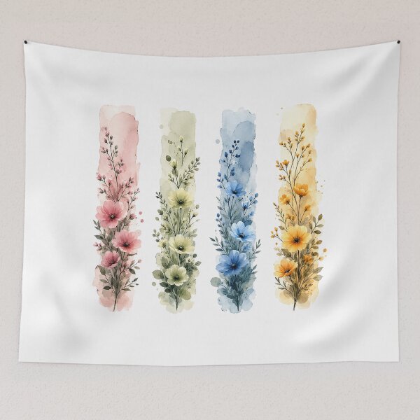 Item preview, Watercolor Floral Bookmarks designed and sold by PetalGarden.