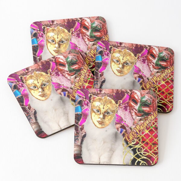 Item preview, Cat's Masquerade - Golden Mask in Venice (by ACCI) designed and sold by VanyssaGraphics.