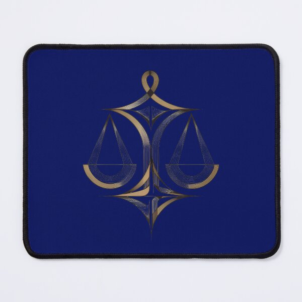 Item preview, Modern Scales of Justice Badge - Minimalist Criminology & Law Art designed and sold by StudioAlpha2026.