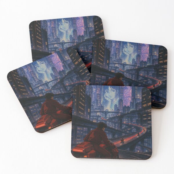 Item preview, Highway Skyline - Cyberpunk Anime designed and sold by bapupa.