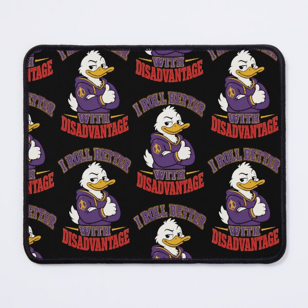 Item preview, I Roll Better With Disadvantage Funny Duck RPG Gamer designed and sold by TeeTimeTreasure.