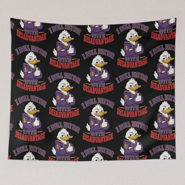 Item preview, I Roll Better With Disadvantage Funny Duck RPG Gamer designed and sold by TeeTimeTreasure.
