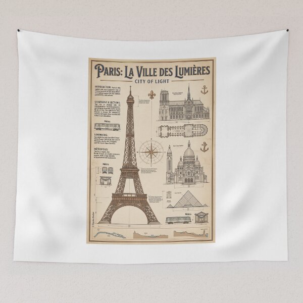 Item preview, Paries, City of Lights, France designed and sold by Theodor Decker.
