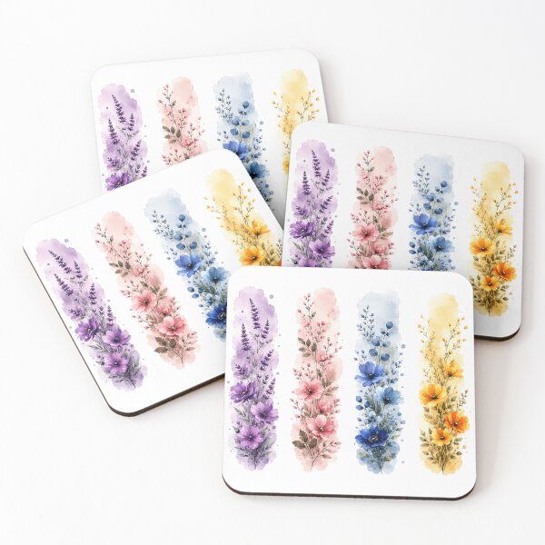 Item preview, Watercolor Floral Bookmarks designed and sold by PetalGarden.