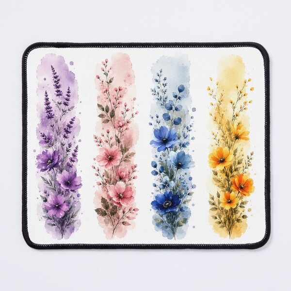 Item preview, Watercolor Floral Bookmarks designed and sold by PetalGarden.