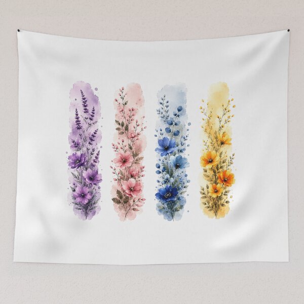 Item preview, Watercolor Floral Bookmarks designed and sold by PetalGarden.