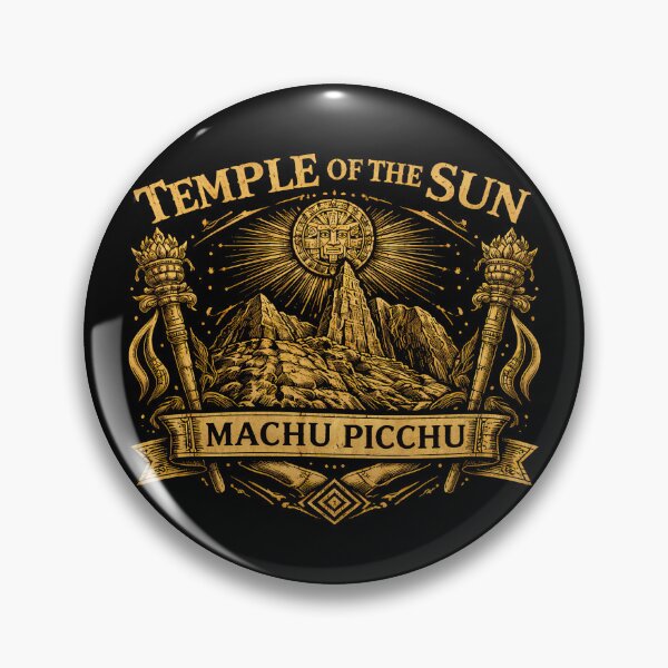 Item preview, Machu Picchu Temple of the Sun Art designed and sold by Retr0Tshirts.