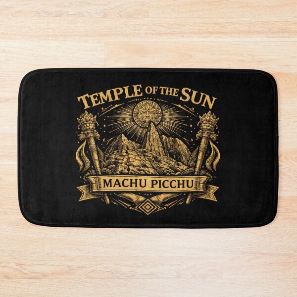 Item preview, Machu Picchu Temple of the Sun Art designed and sold by Retr0Tshirts.