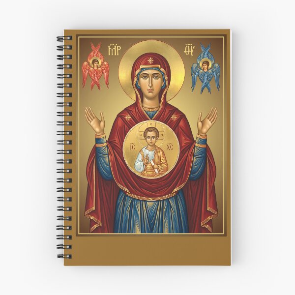 Item preview, icon Our Lady of the Sign,  Mother of God, Virgin Mary, orthodox icon designed and sold by orthodox-icon.