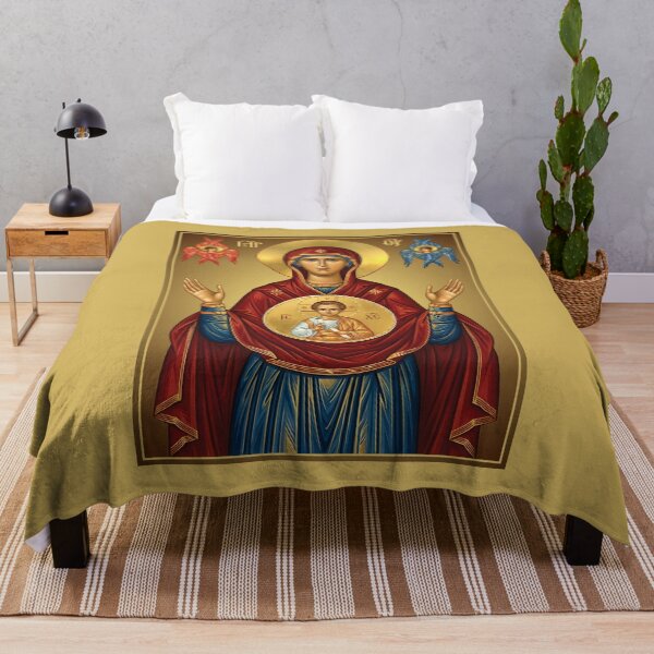 Item preview, icon Our Lady of the Sign,  Mother of God, Virgin Mary, orthodox icon designed and sold by orthodox-icon.