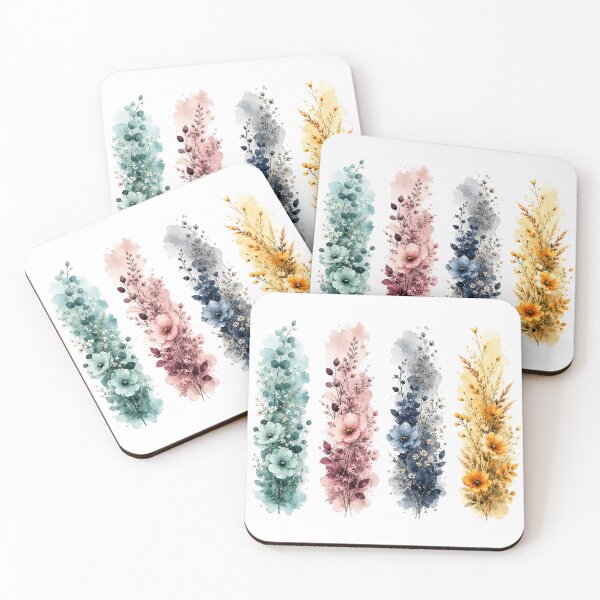 Item preview, Watercolor Floral Bookmarks designed and sold by PetalGarden.