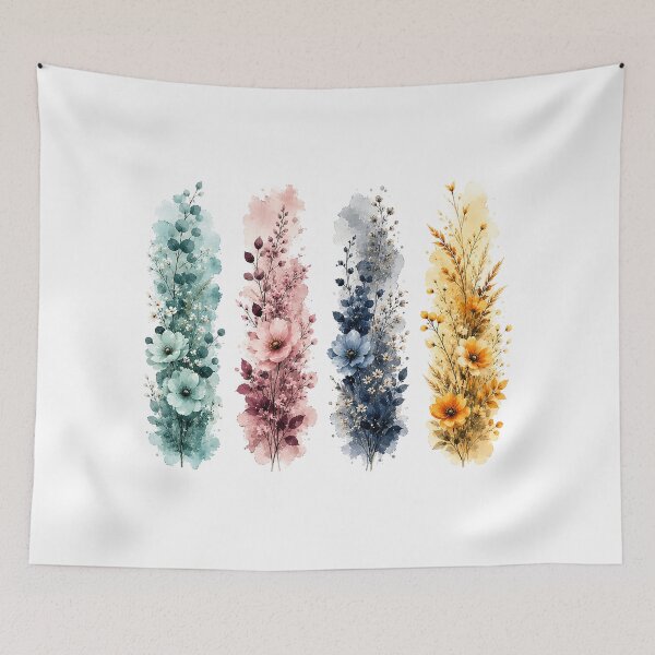 Item preview, Watercolor Floral Bookmarks designed and sold by PetalGarden.