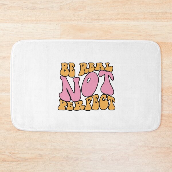 Item preview, BE REAL NOT PERFECT - Motivational Retro Design | Original Gift designed and sold by AstronautMerch.
